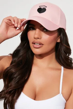 Angel Hearts Baseball Hat - Pink