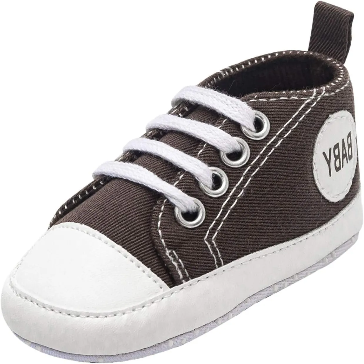 Baby Boys Girls Lace-Up Flat Sneaker Toddler Soft Breathable Cozy Non Slip Sport Shoes First Walking Fashion Shoes