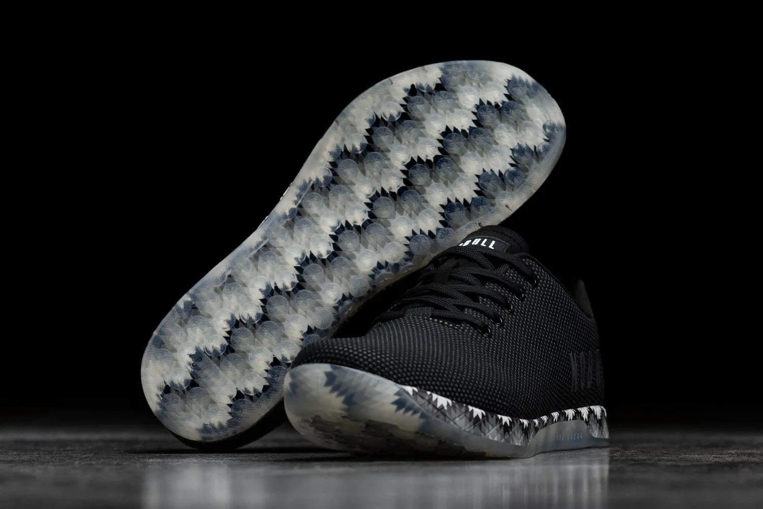 BLACK PATCHWORK TRAINER (MEN'S)