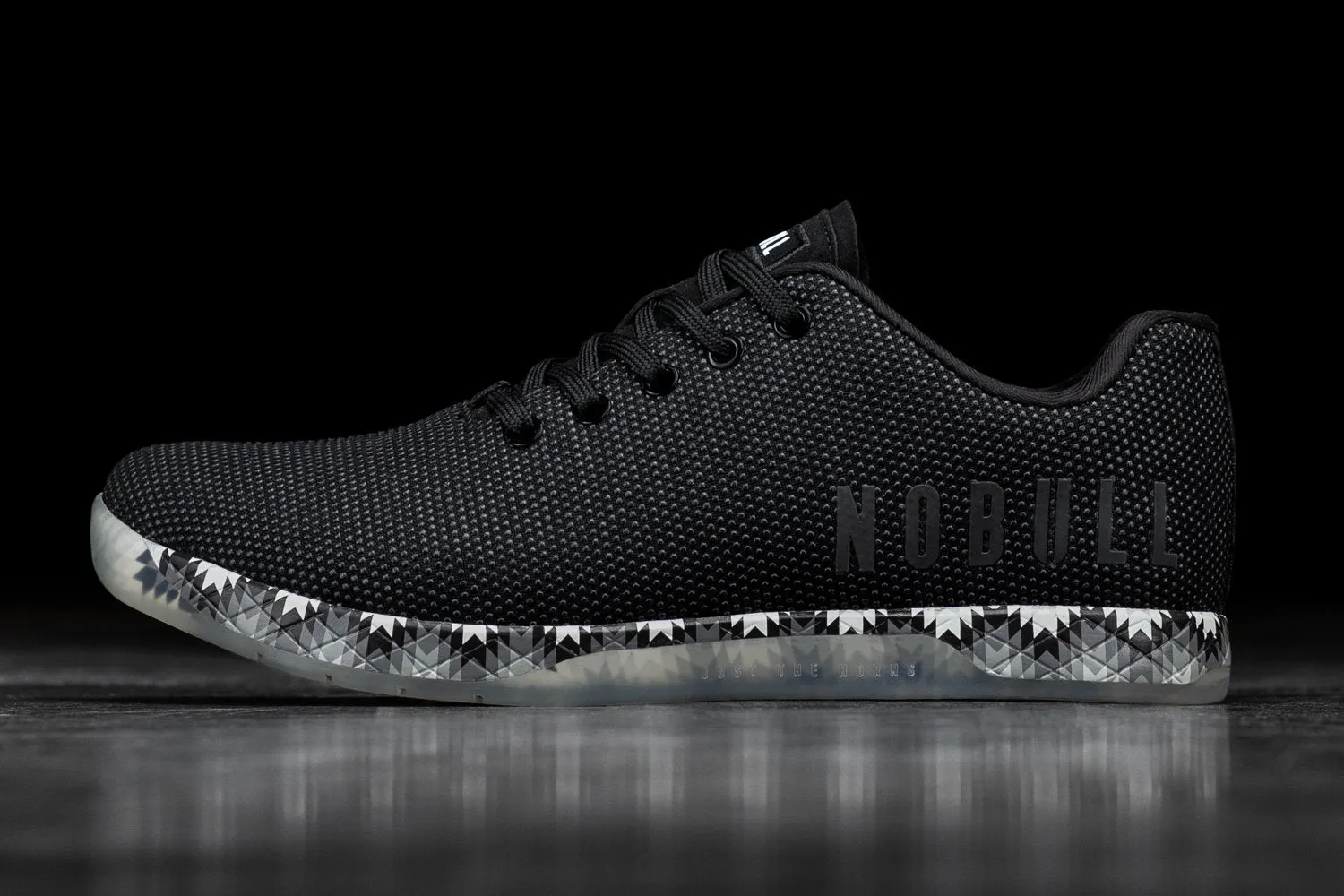 BLACK PATCHWORK TRAINER (MEN'S)