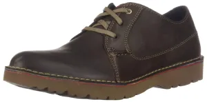 Clarks Men's Vargo Plain Oxford, Dark Brown Leather