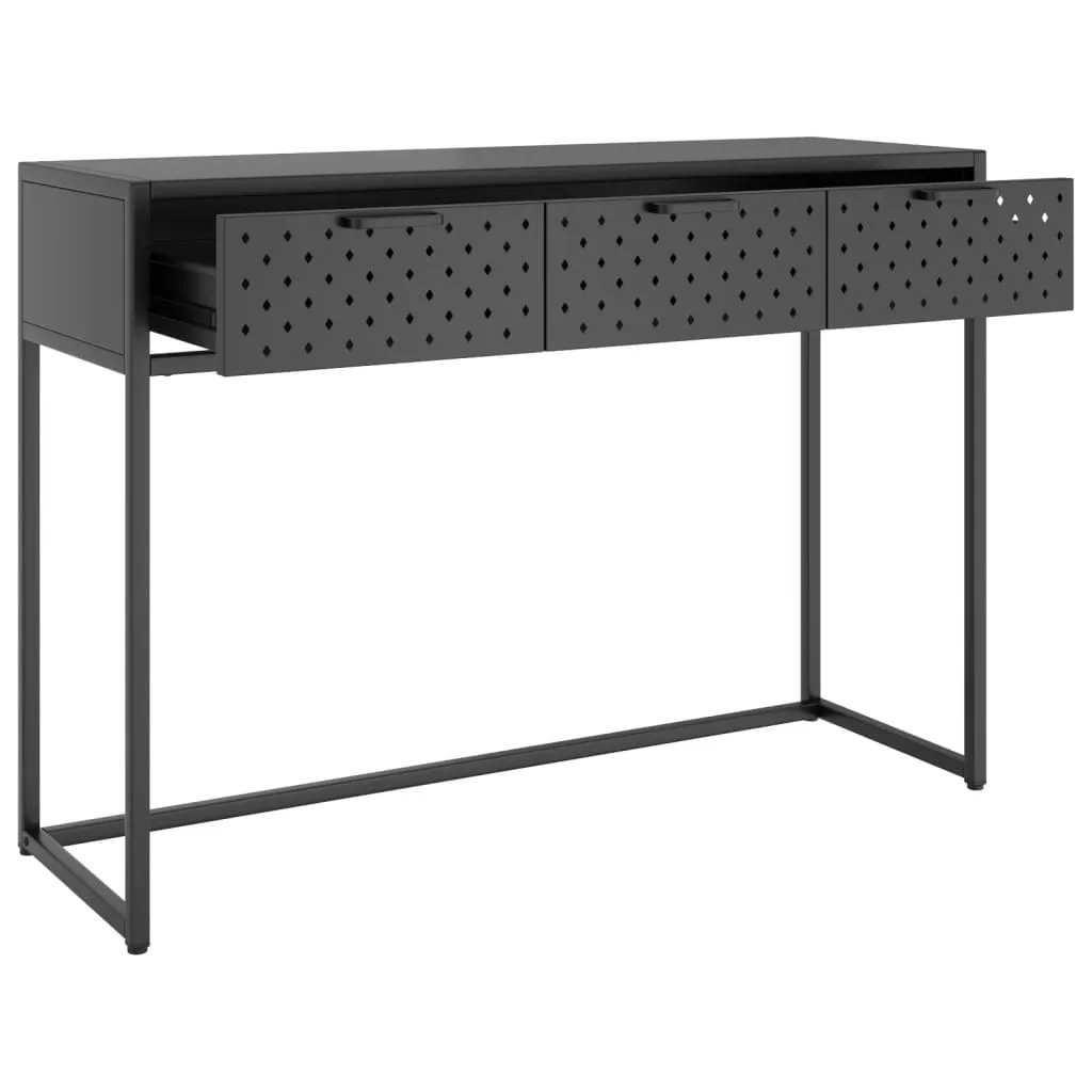 Console Table Anthracite 106x35x75 cm Steel