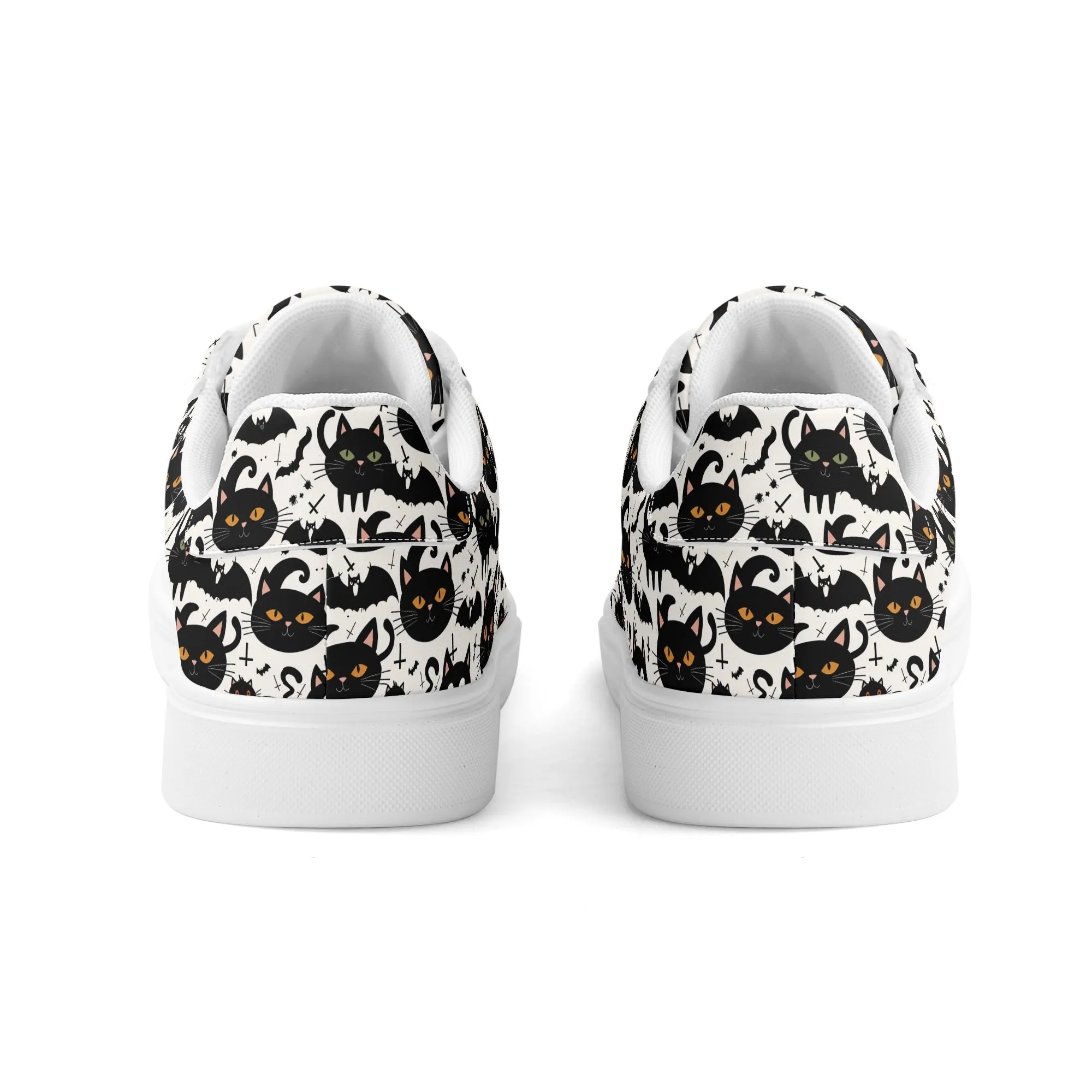 Crazy Cat Lady Adult Lightweight Brand Low Top Leather Shoes