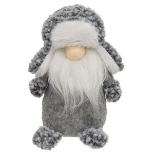 Fuzzy Gray Gnome 7"