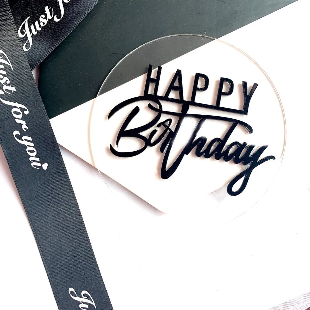 Happy Birthday Cake Topper