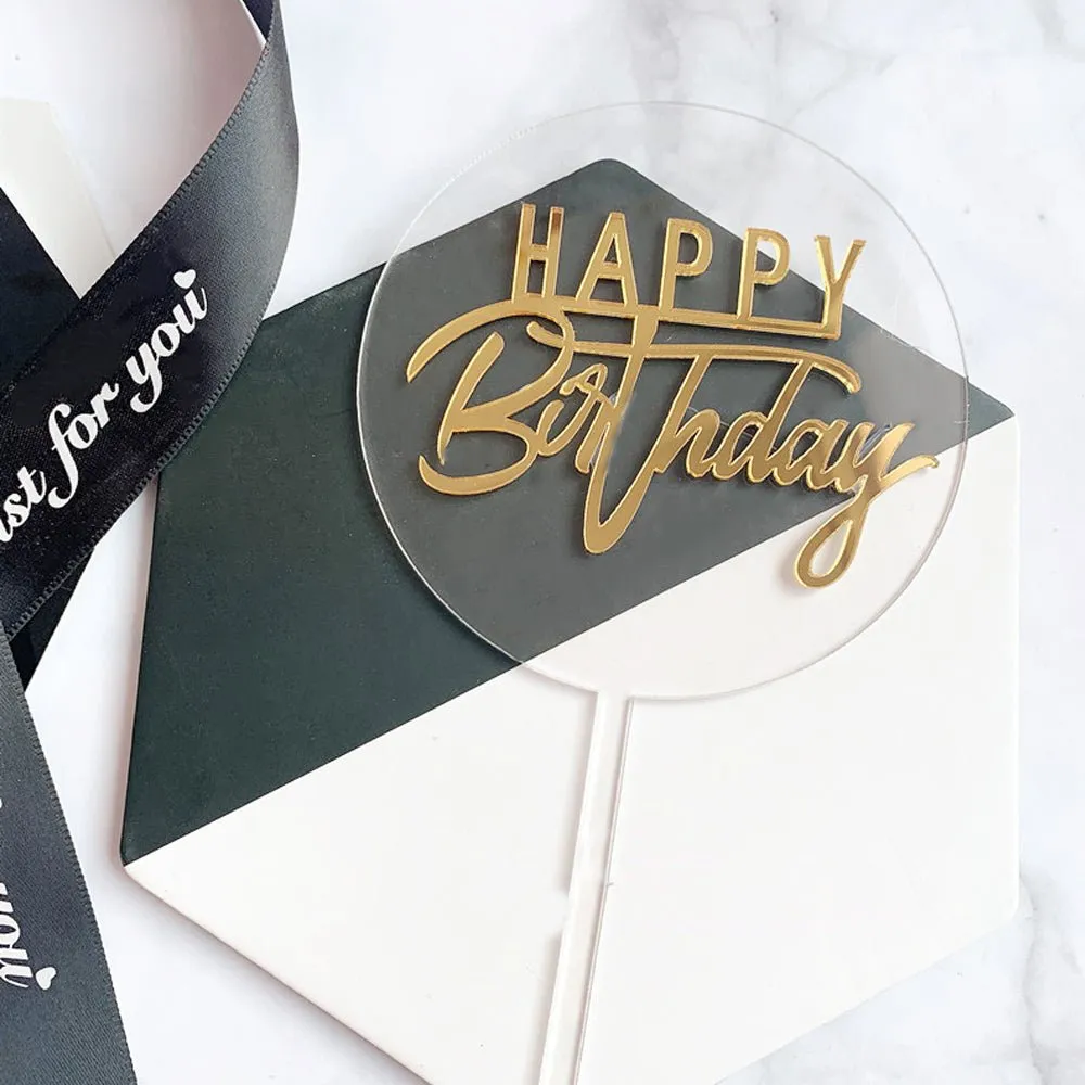 Happy Birthday Cake Topper
