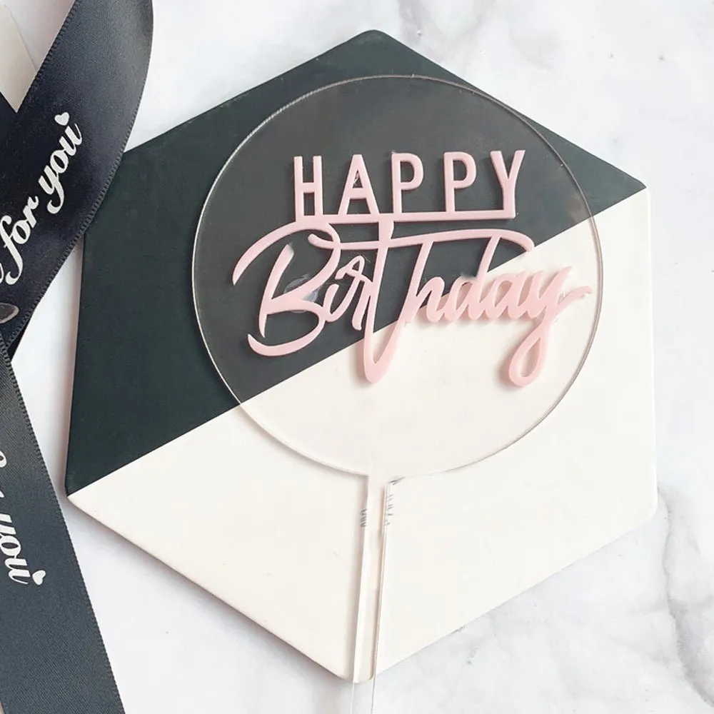 Happy Birthday Cake Topper