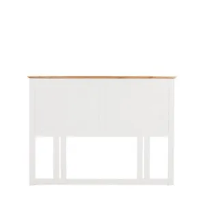 Jessica Headboard Queen - Oak Top