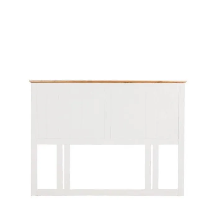 Jessica Headboard Queen - Oak Top