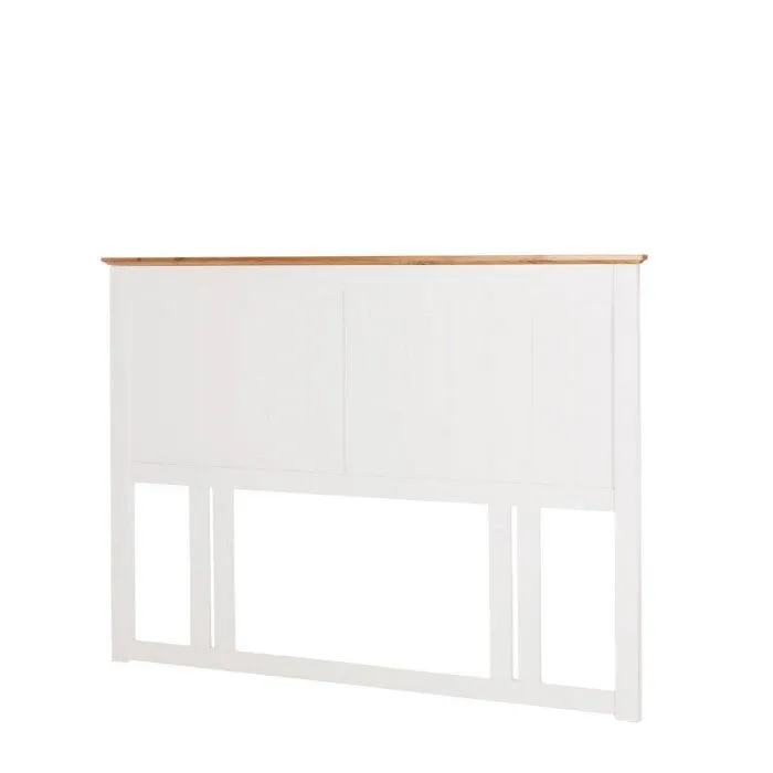 Jessica Headboard Queen - Oak Top