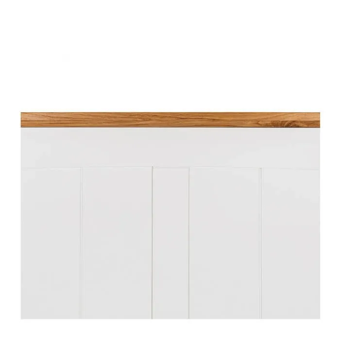 Jessica Headboard Queen - Oak Top