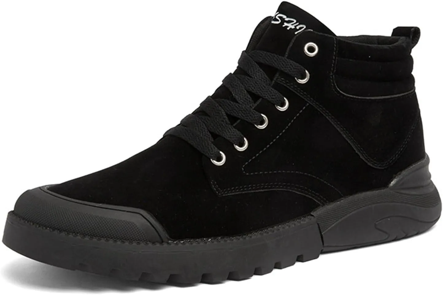 Men Work Boots Slip On Hiking Sneakers Shoes with Hook Loop Womens Working Shoes Food Service Waterproof Outdoor Work Botas Lightweight Hike Grounded Footwear