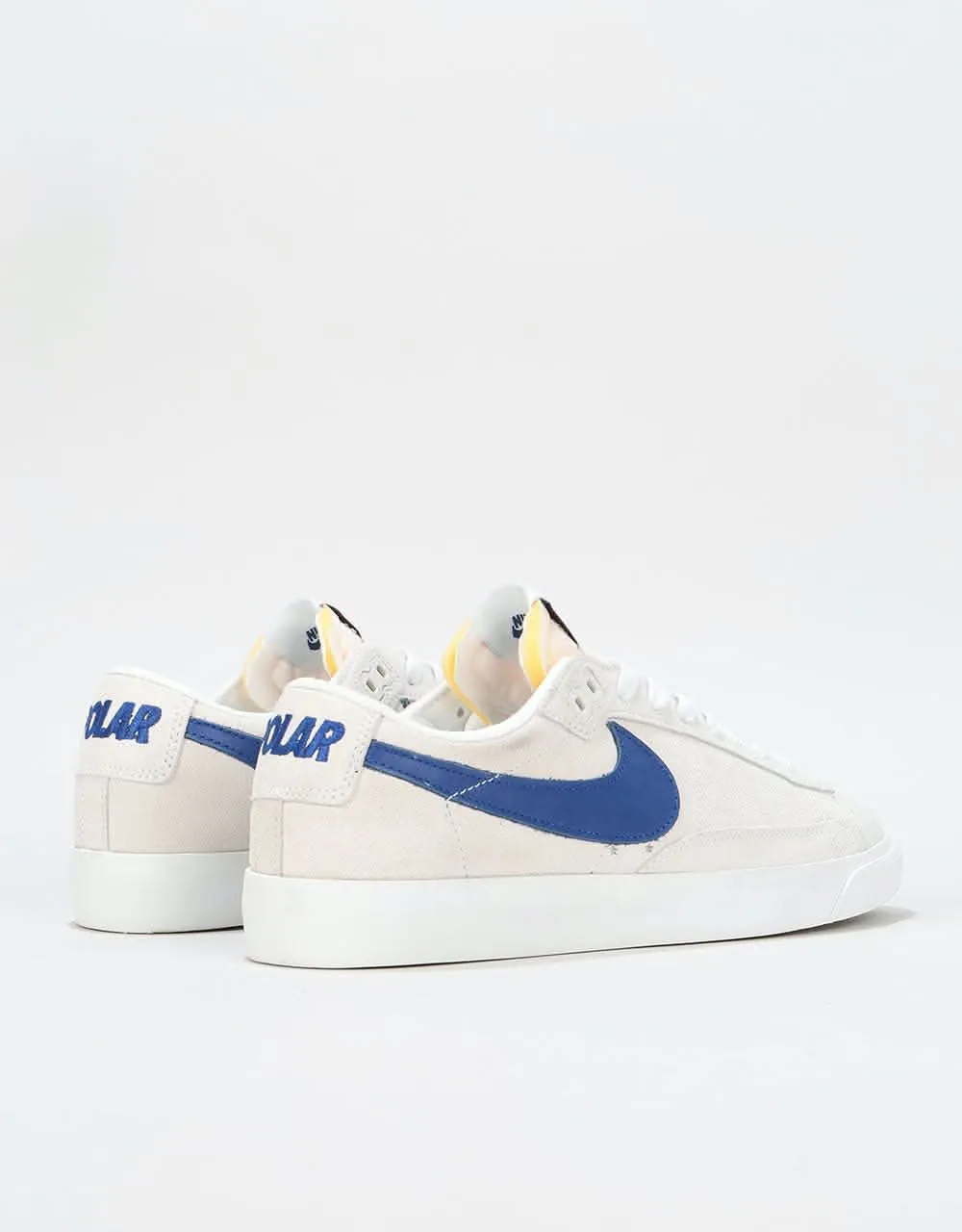 Nike SB x Polar Zoom Blazer Low GT QS Skate Shoes - Summit White/Royal