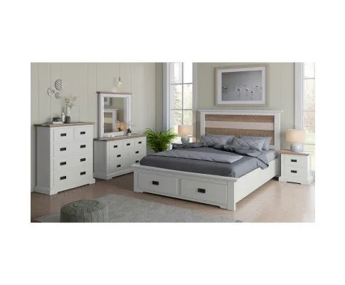 Orville Dresser 7 Chest of Drawers Solid Wood Storage Cabinet - Multi Color