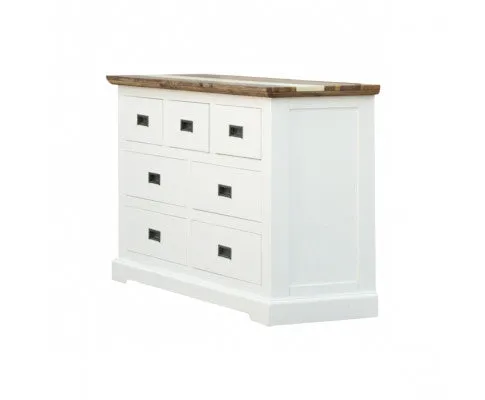 Orville Dresser 7 Chest of Drawers Solid Wood Storage Cabinet - Multi Color