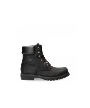 PANAMA JACK 03 B96 LEATHER ANKLE BOOTS WITH WARM LINING