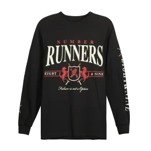 Runners Black Long Sleeve Tee