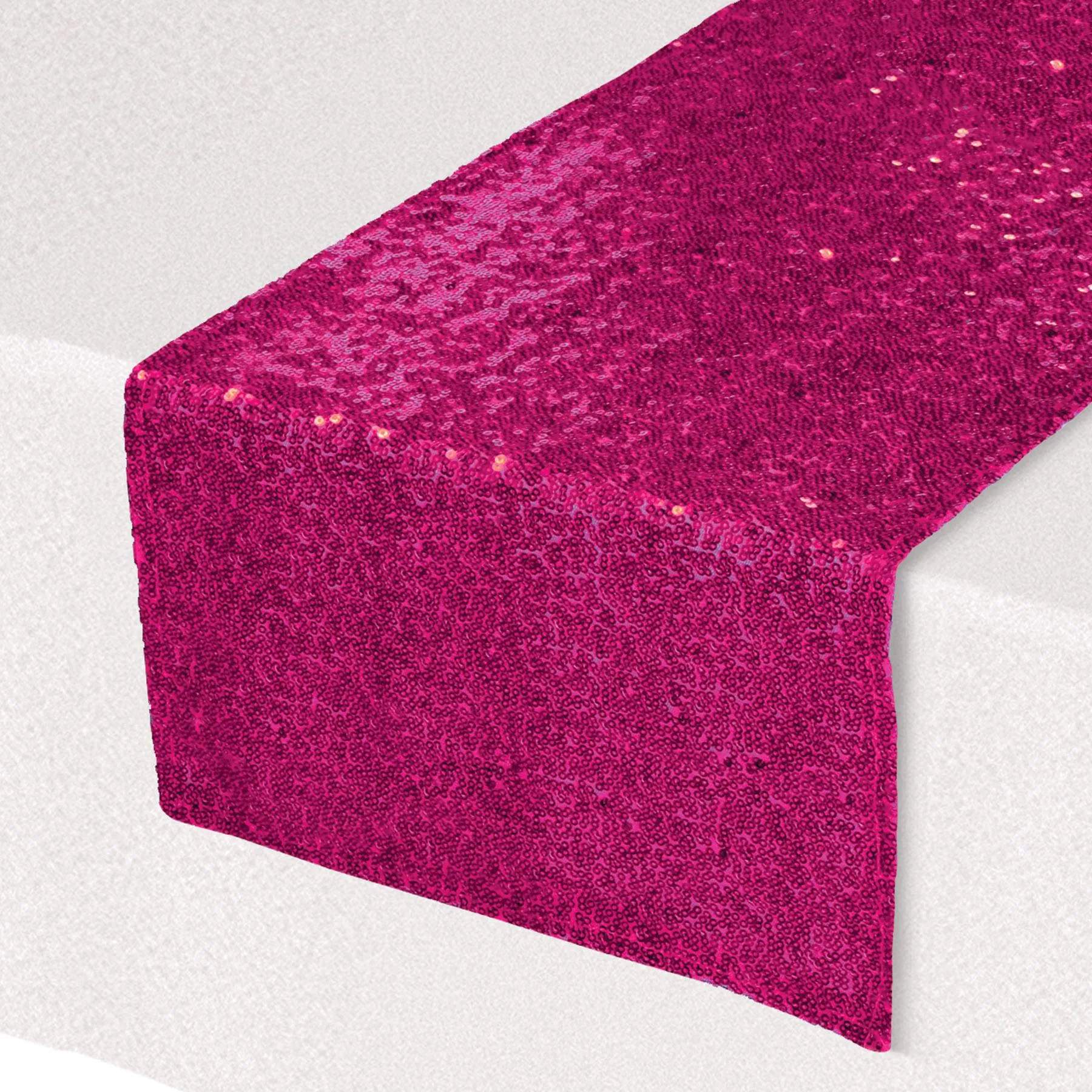 Sequined Cerise Party Table Runner (12 Packages)
