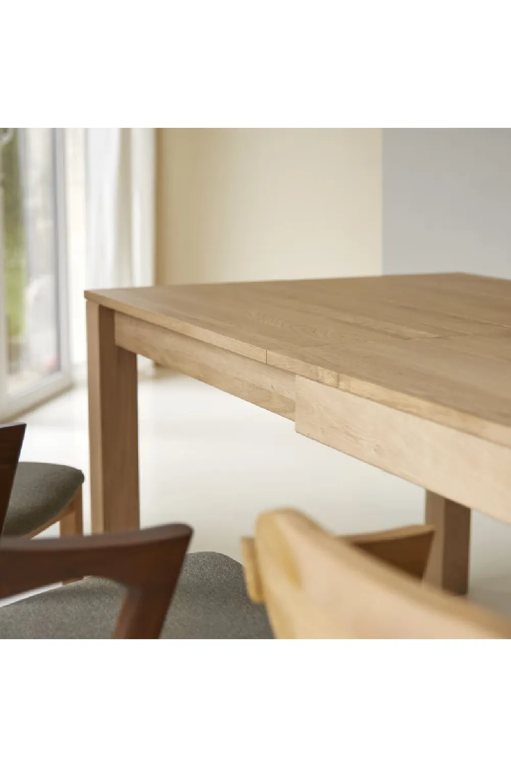 Solid Oak Extendable Table | Tikamoon Eden