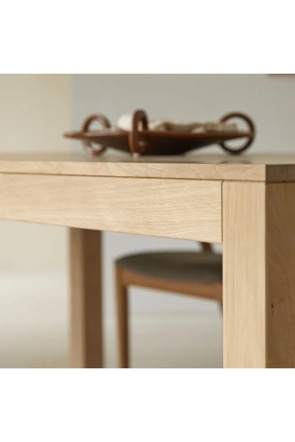 Solid Oak Extendable Table | Tikamoon Eden