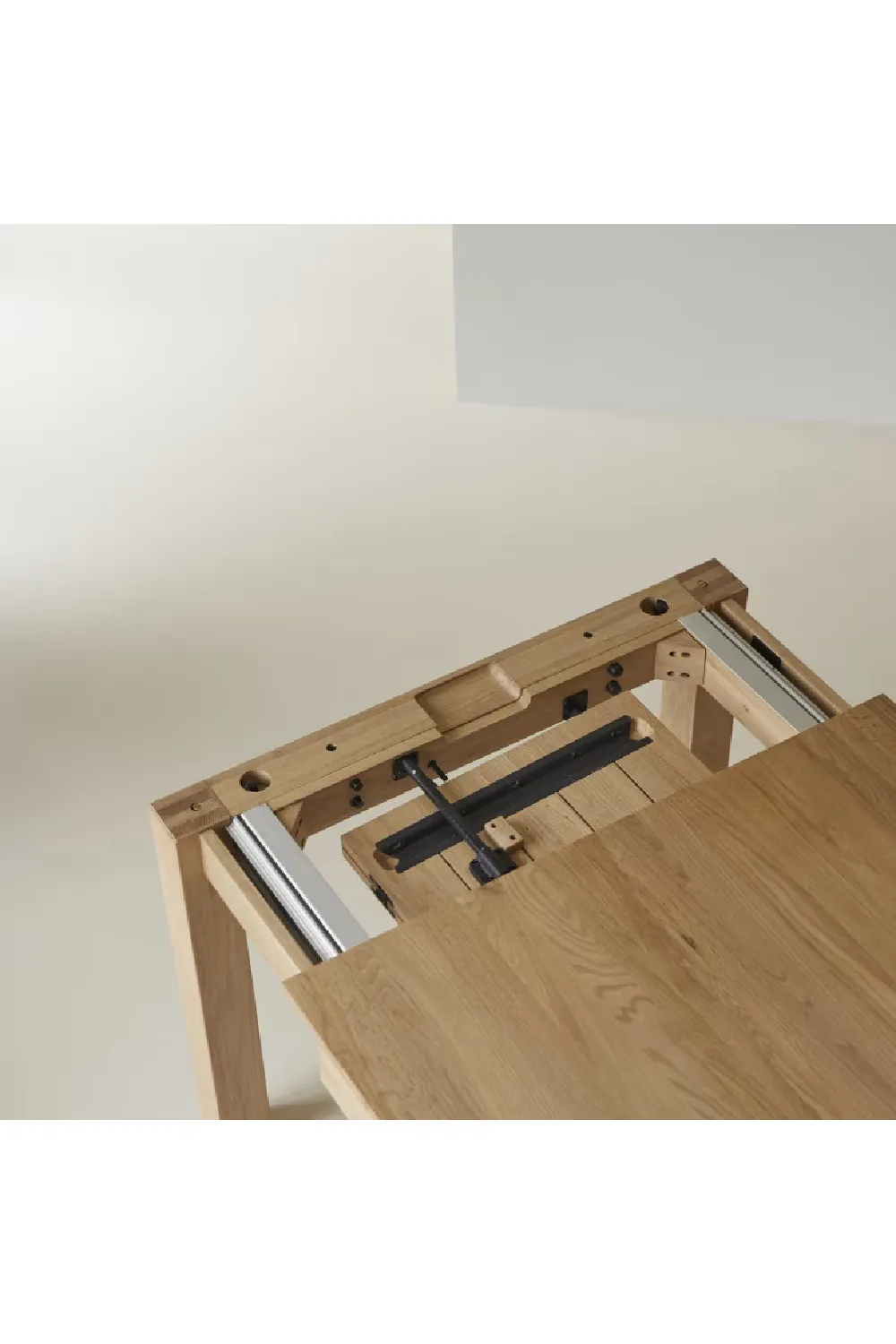 Solid Oak Extendable Table | Tikamoon Eden