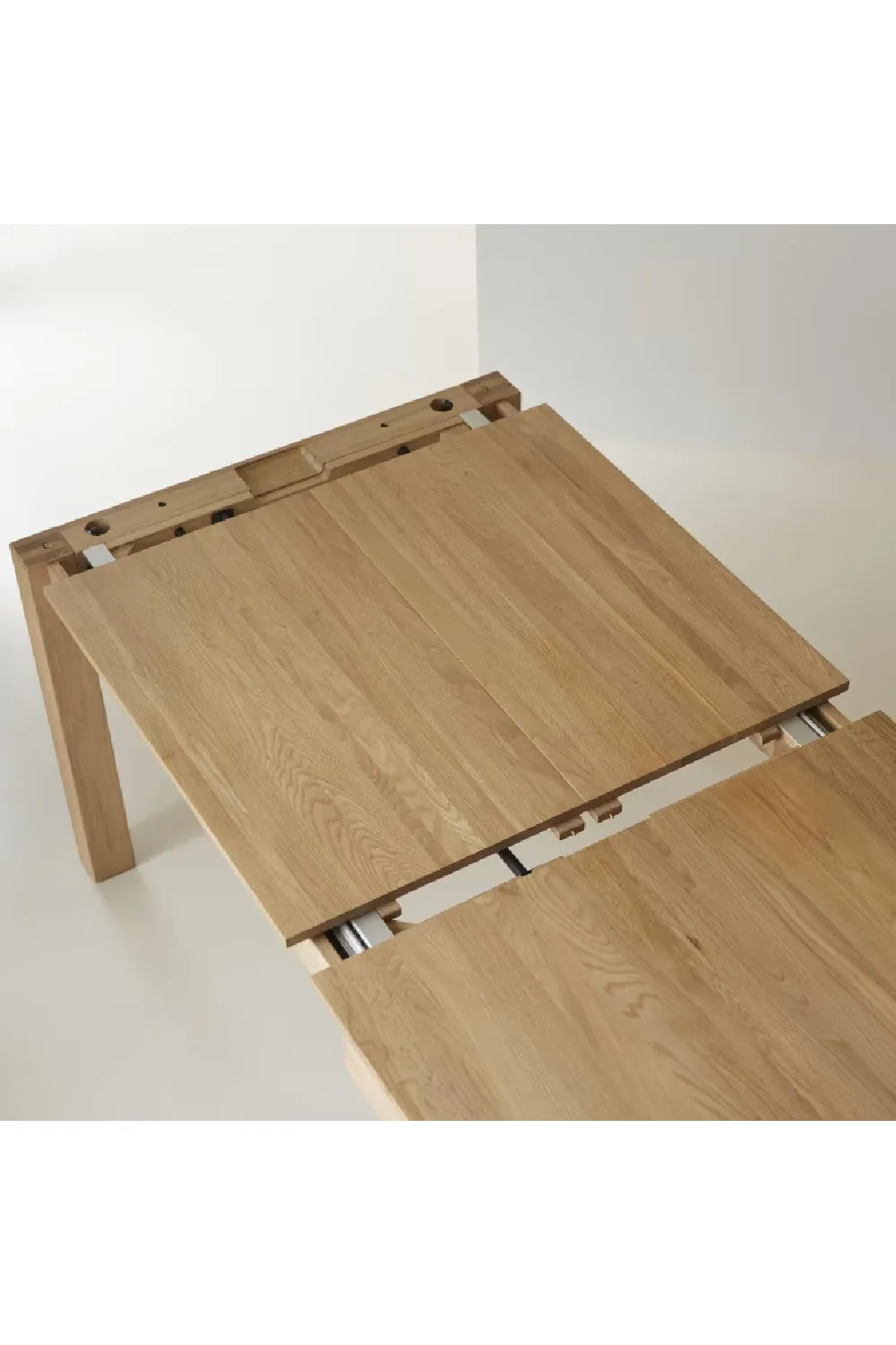Solid Oak Extendable Table | Tikamoon Eden