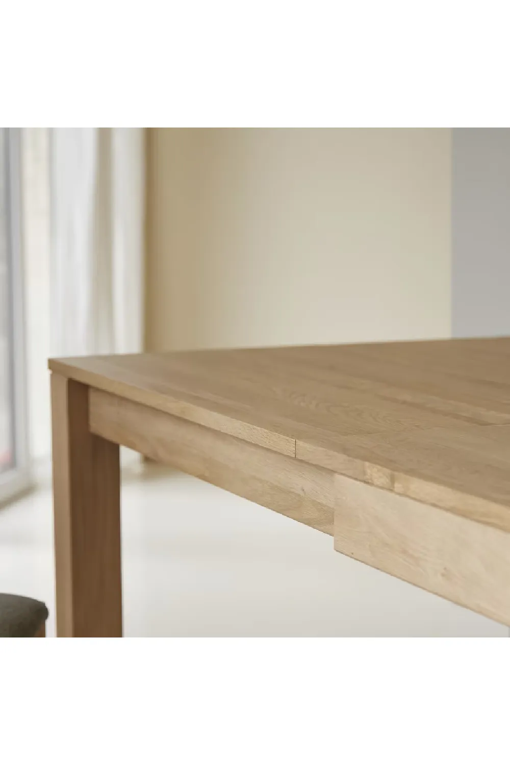 Solid Oak Extendable Table | Tikamoon Eden