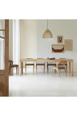 Solid Oak Extendable Table | Tikamoon Eden