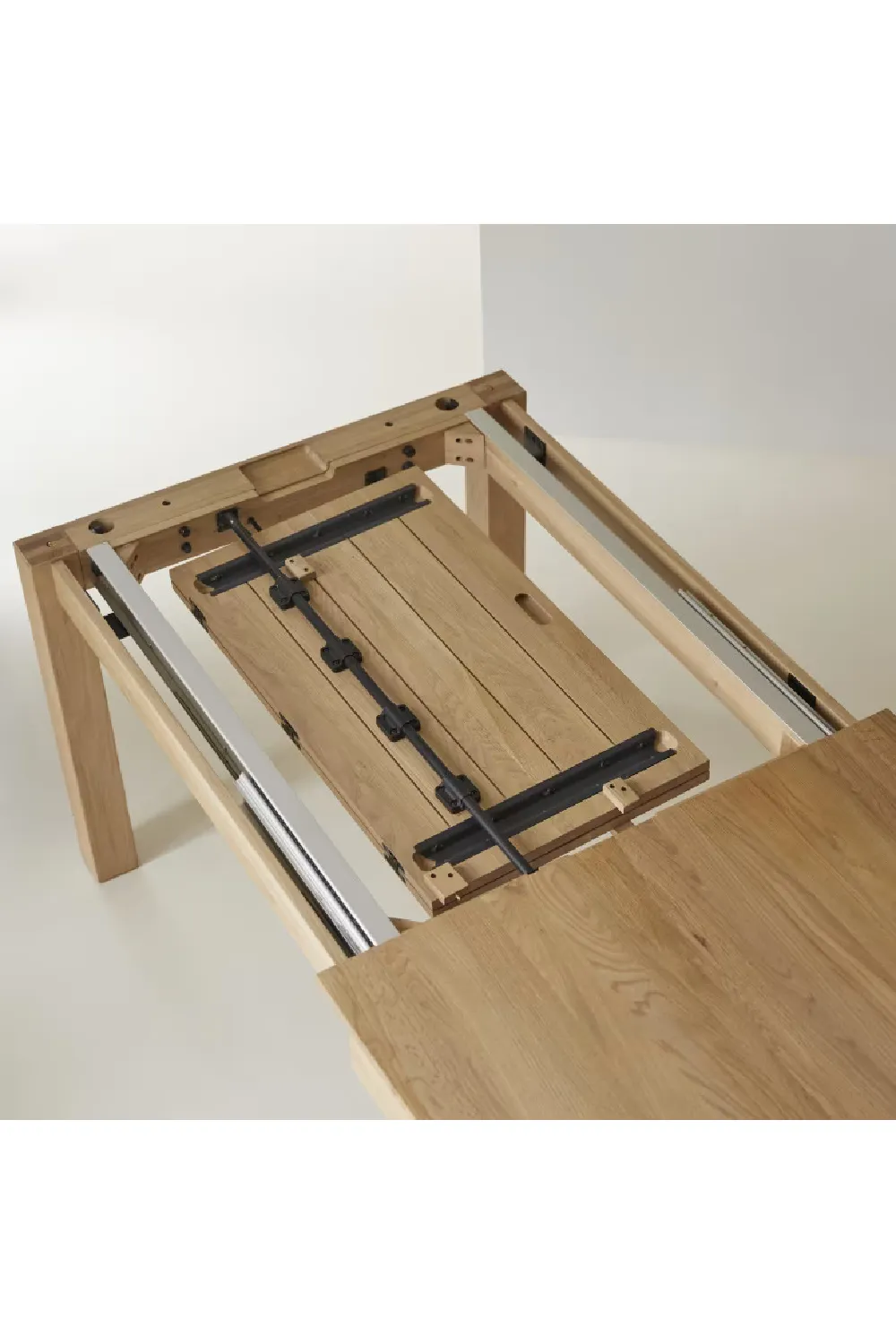 Solid Oak Extendable Table | Tikamoon Eden