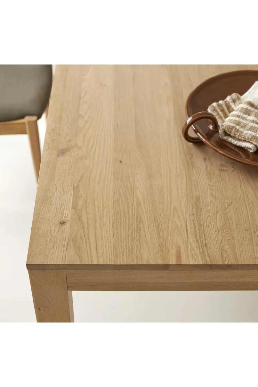 Solid Oak Extendable Table | Tikamoon Eden