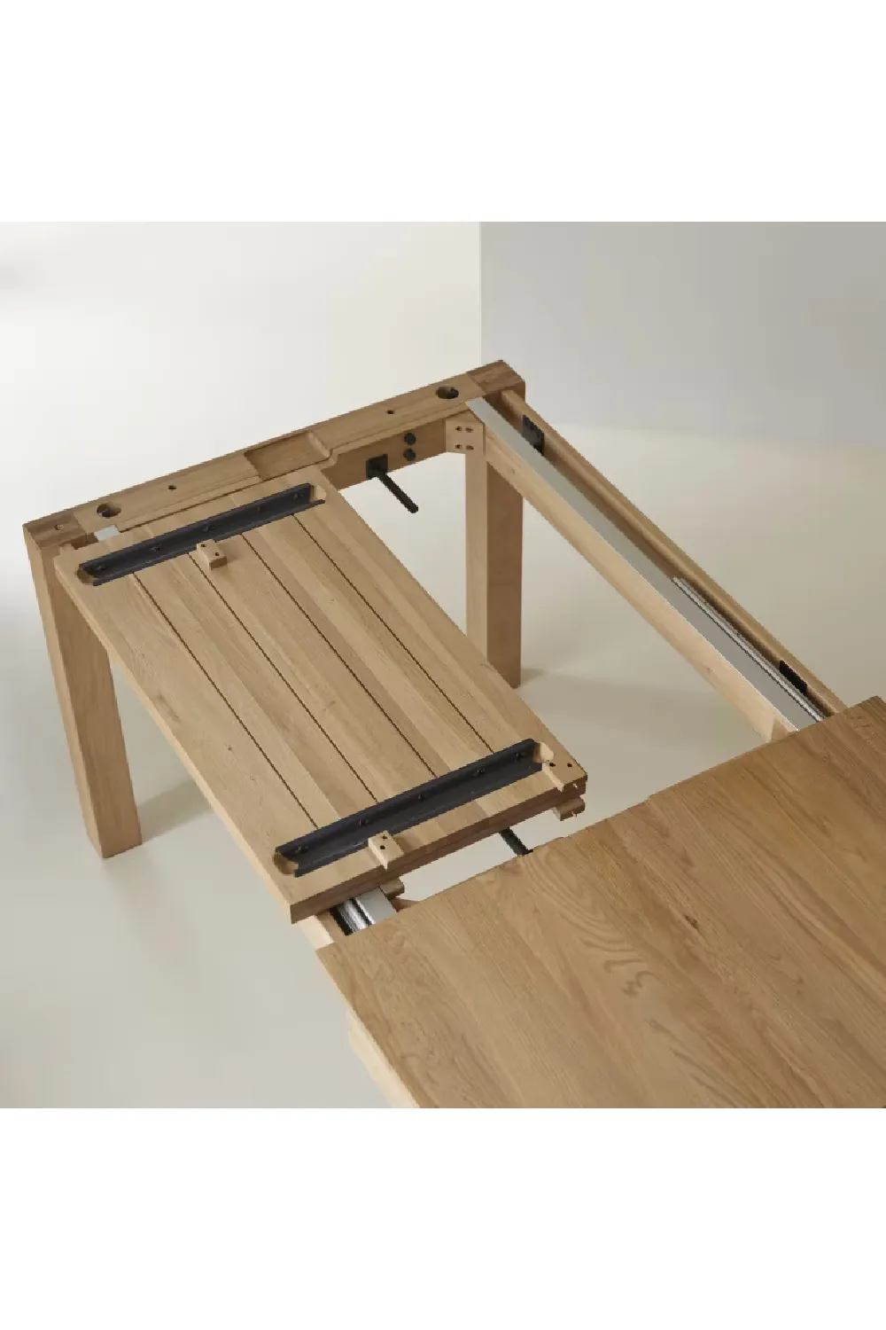 Solid Oak Extendable Table | Tikamoon Eden
