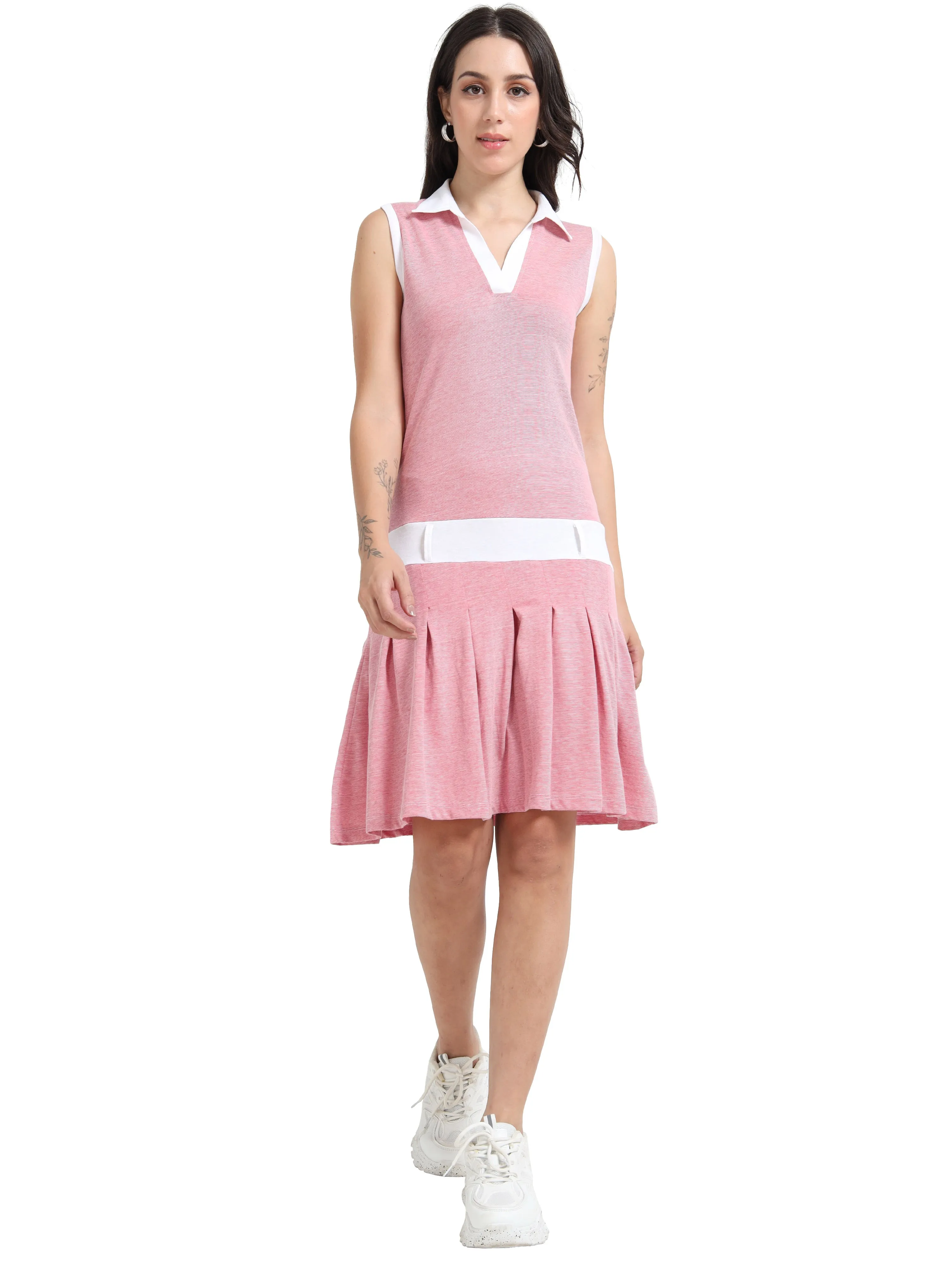 Women's rPET with Recycled Cotton Tennis Dress