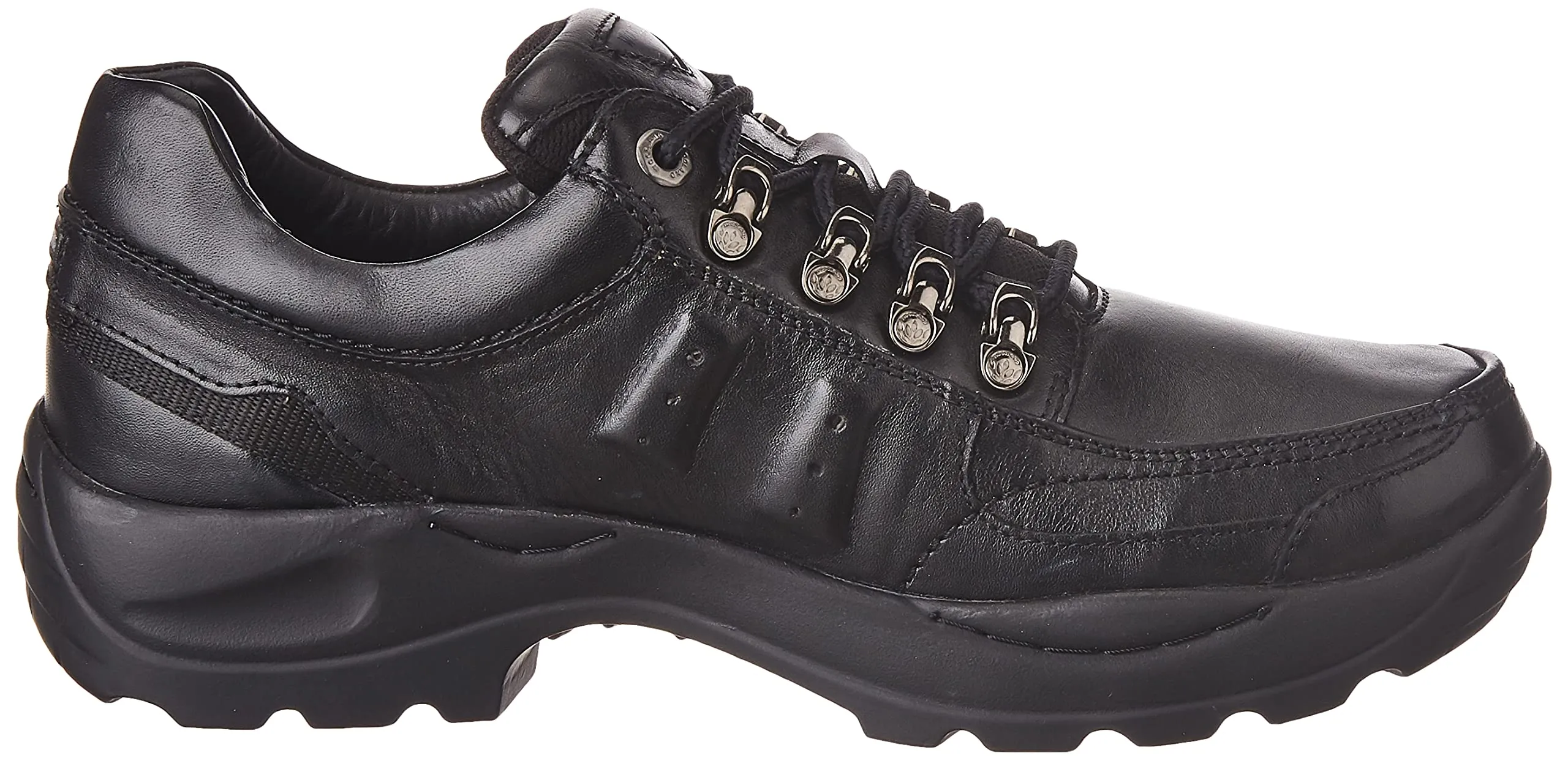 Woodland Men's Black Leather Sneaker (GC 3585119)